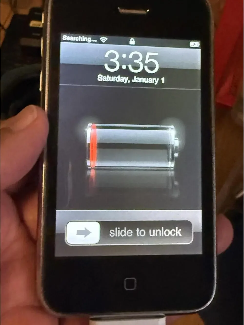 Apple iPhone - 8 GB - Black AT&T, Not Holding Charge Looks Good , Read Descrip